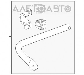 Stabilizator spate Chevrolet Malibu 16-20 mm