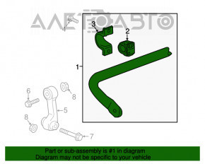 Stabilizator spate Chevrolet Malibu 16-20 mm