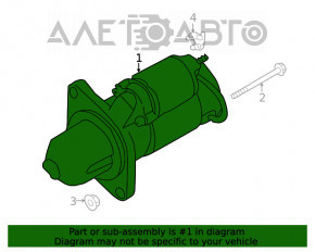 Стартер Subaru Outback 20-