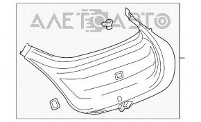 Capacul portbagajului inferior al usii Chevrolet Volt 16-