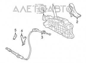 Cablu cutie de viteze Cadillac CTS 14-