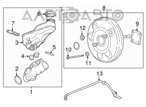 Amplificator de vidare Chevrolet Malibu 16-