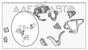 Руль голый Chevrolet Volt 16- LTZ с подогревом
