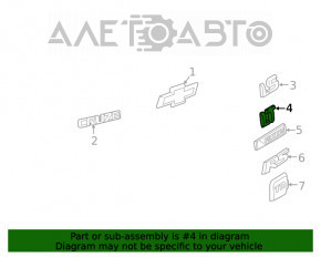 Эмблема надпись LT Chevrolet Cruze 16-
