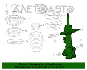 Амортизатор передний правый Chevrolet Camaro 16-