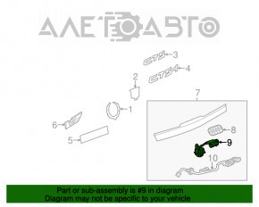 Camera de vizionare spate pentru Cadillac CTS 14-