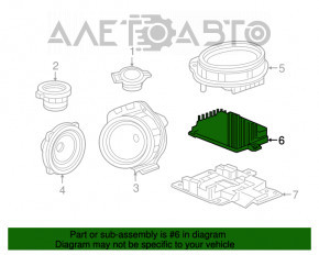 Amplificator audio Chevrolet Camaro 16- BOSE