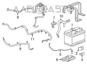 Suport baterie Chevrolet Camaro 16-