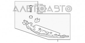 Capacul televizorului Chevrolet Camaro 16 - metal