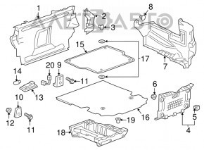 Capota portbagajului pentru Chevrolet Camaro 16- Cabrio