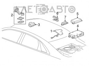 Modul de comunicare Cadillac CTS 14-