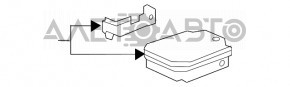 Modul de control al convertorului de putere AC DC Chevrolet Malibu 16-