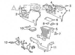 Modul de control al convertorului de putere AC DC Chevrolet Malibu 16-