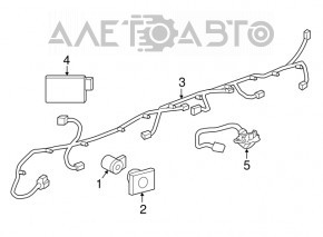 Camera de vizionare spate pentru Chevrolet Volt 16-17