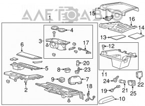 Comutatorul modului de control al stabilității Cadillac CTS 14-