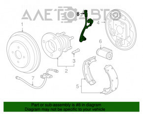 Senzor ABS spate stânga Chevrolet Volt 11-15