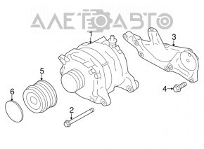 Generatorul Subaru Forester 14-18 SJ 2.5, 2.0