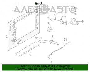 Suport radiator stânga sus Ford Escape MK4 20- nou OEM original