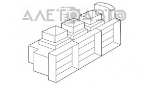 Blocul de siguranțe sub torpedou pentru Nissan Altima 19- 2.5 fwd 7370-1512