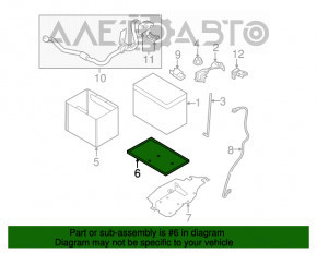 Palet pentru baterie Nissan Sentra 13-19