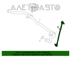 Тяга стабилизатора передняя правая Mercedes GLA 14-20