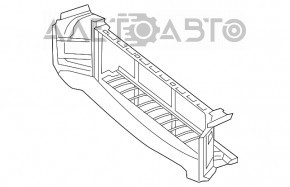 Deflector radiator fund Mercedes CLA 250 14-19 nou original OEM