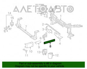 Amplificator subwoofer dreapta față Mercedes GLA 14-20