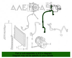 Compresorul de aer condiționat al încălzitorului pentru prima dată Mercedes CLA 250 14-19