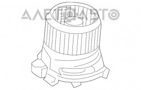 Motorul ventilatorului de încălzire pentru Mercedes CLA 14-19