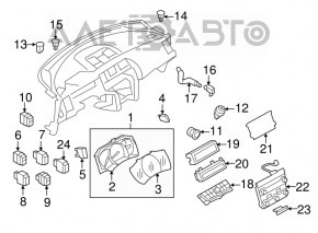 Panoul de instrumente Nissan Murano z51 09-14 SUA