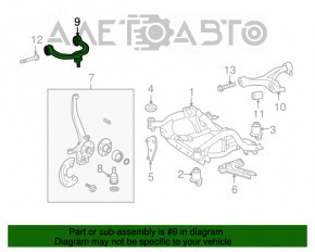 Maneta superioară frontală stângă Mercedes X164 GL W164 ML