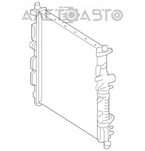 Радиатор охлаждения вода Mercedes W164 ML X164 GL W251 R M272 M273