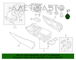 Butonul Start/Stop pentru Infiniti QX50 19-