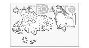 Помпа водяная Buick Encore 13-19