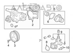 Помпа водяная Buick Encore 13-19