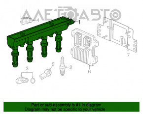 Modulul bobinelor de aprindere Chevrolet Volt 11-15