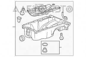 Поддон масляный Buick Encore 13-19