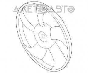 Paletele ventilatorului de răcire Hyundai Sonata 15-19 2.4