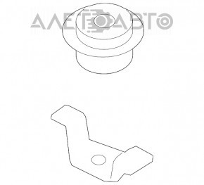 Suport radiator dreapta sus Hyundai Sonata 15-17 2.4 nou original OEM