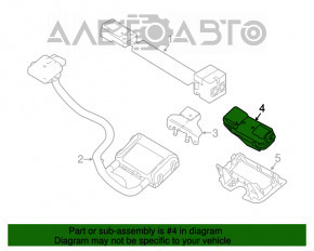 Butonul SOS Infiniti QX30 17-