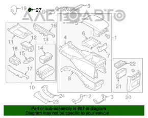 Controlul încălzirii scaunului drept Infiniti JX35 QX60 13-