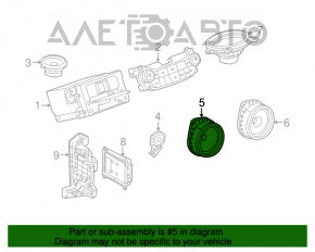 Динамик дверной передний левый Chevrolet Malibu 13-15 Pioneer