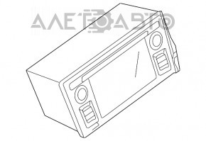 Monitor, display, navigație Nissan Altima 13-18 SL