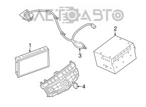 Antena GPS Infiniti JX35 QX60 13-