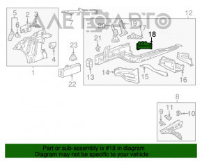 Suport aripi dreapta superioara Cadillac ATS 13-