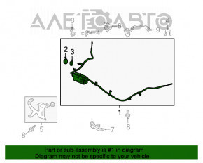 Mecanismul frânei de staționare pentru Subaru Outback 10-12