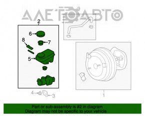 Бачок ГТЦ Subaru Forester 14-15 SJ АКПП