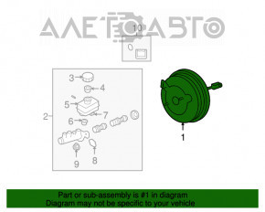 Amplificator de vidare Subaru Outback 10-14