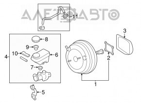 Amplificator de vidare pentru Subaru Legacy 15-19