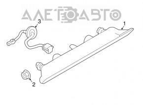 Semnal de oprire Infiniti JX35 QX60 13-